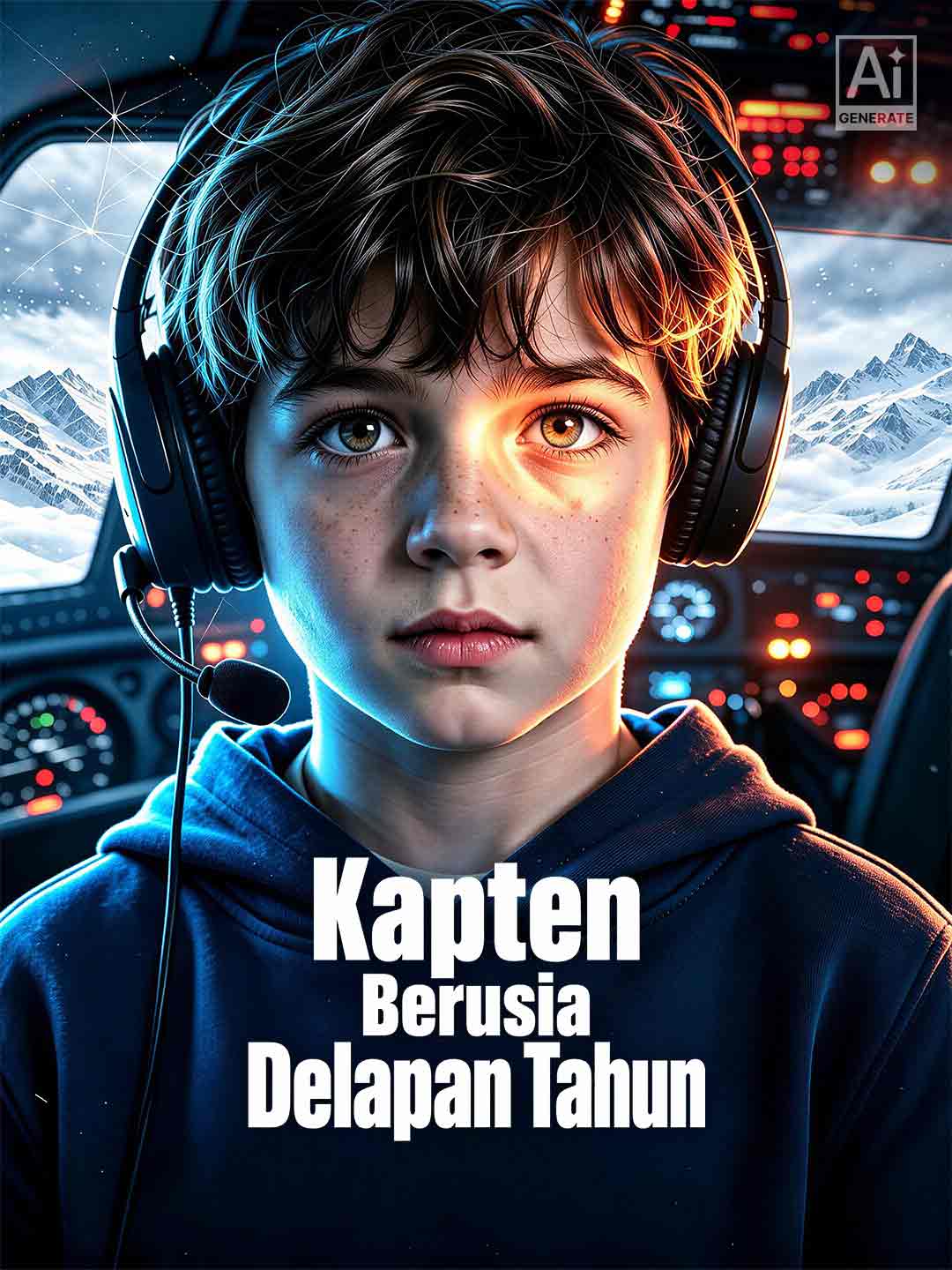 Kapten Berusia Delapan Tahun